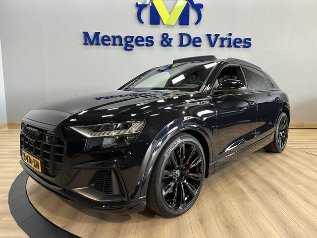 Audi SQ8 4.0 TFSI SQ8 quattro 508 PK Panorama | Luchtvering | Carbon | Adaptive Cruise | 360 Camera | B&O | Head Up | 23" Velgen | Sfeer | Isofix |