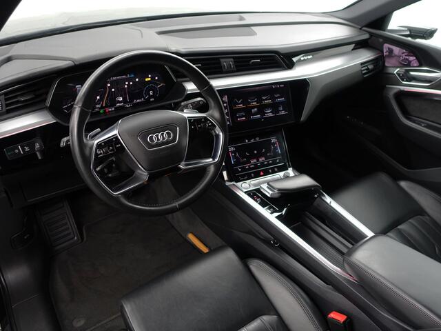 Audi e-tron e-tron 55 quattro advanced 95 kWh- Camera Spiegels, 2x Laadpoort, Panoramadak, 360 Camera, Sfeerverlichting, Memory
