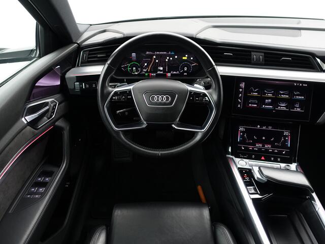 Audi e-tron e-tron 55 quattro advanced 95 kWh- Camera Spiegels, 2x Laadpoort, Panoramadak, 360 Camera, Sfeerverlichting, Memory