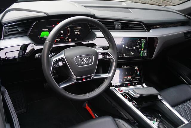 Audi e-tron Sportback S Quattro RS Stoelen l Luchtvering l Pano l Zwart Optiek l 22 Inch l B&O l NAP l Sfeer