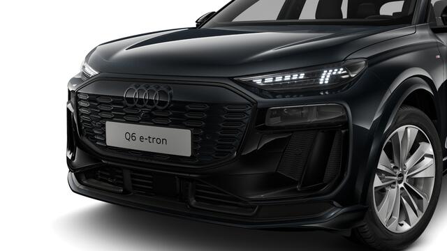 Audi e-tron Q6 performance 306 1AT S Edition Automaat | Exterieurpakket zwart | S line-interieur met sportstoelen en zwarte stoffen-kunstlederen bekleding