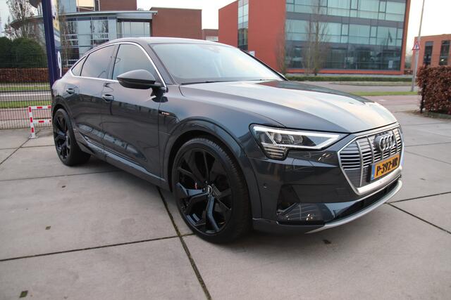 Audi e-tron Sportback 55 quattro Advanced ed. Plus 95 kWh Leder, 1e eig, NL auto, 23 inch RSQ8, NIEUW!! Aanbieding!
