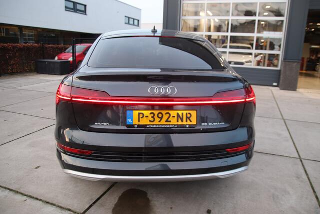 Audi e-tron Sportback 55 quattro Advanced ed. Plus 95 kWh Leder, 1e eig, NL auto, 23 inch RSQ8, NIEUW!! Aanbieding!