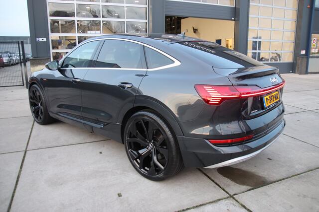 Audi e-tron Sportback 55 quattro Advanced ed. Plus 95 kWh Leder, 1e eig, NL auto, 23 inch RSQ8, NIEUW!! Aanbieding!