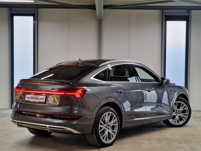 Audi e-tron Sportback 55 quattro S edition 95 kWh 408pk | Digital Matrix | Nightvision | Trekhaak | B&O | 360 camera