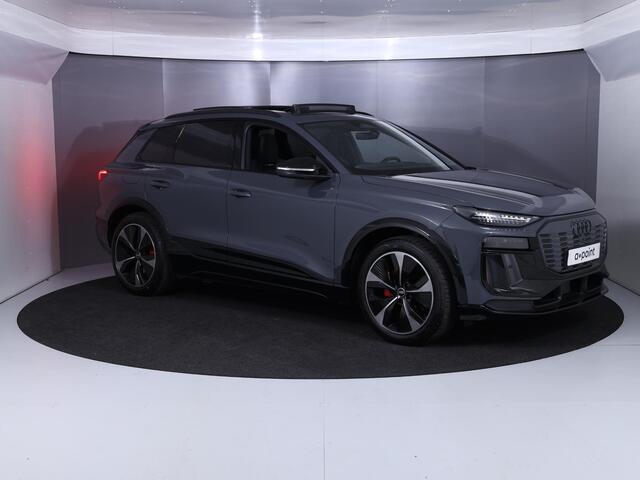 Audi e-tron Q6 First Edition 100 kWh 388 pk | Private lease vanaf ¤ 1749,- pm | Verlengde garantie | Navigatie | Panoramadak | Luchtvering | Bang & Olufsen Audio | 21" Lichtmetalen velgen |