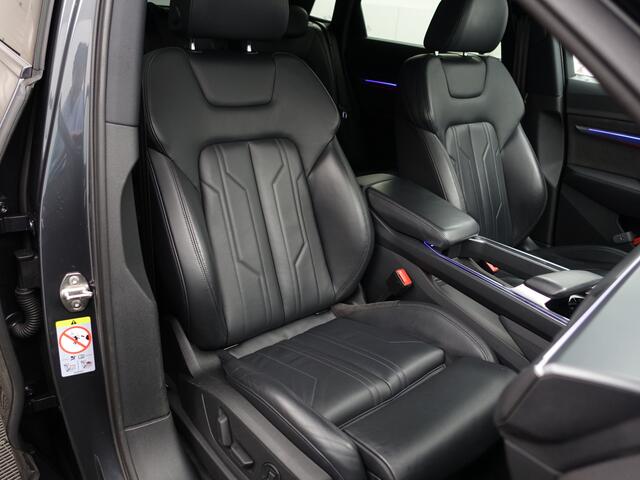 Audi e-tron 55 quattro Business edition Plus 95 kWh 2x Laadpoort, Panoramadak, Memory, Carplay, Leder Sport Interieur, Sfeerverlichting