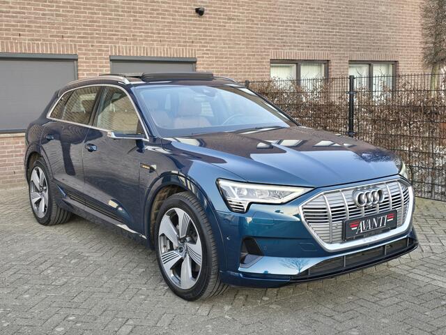 Audi e-tron e-tron 55 quattro advanced Pro Line Plus 95 kWh PANO VIRTUAL HUD ADAPTIVE CC B&O STOELVERWARMING KEYLESS ENTRY 360 PK !!