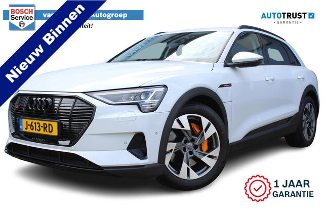 Audi e-tron 50 quattro edition 71 kWh | Incl. 12 maanden Garantie | Achteruitrijcamera | Luchtvering | Adaptive cruise controle | Stoelverwarming | Climate contorle | Navigatie | Elektrische kofferklep | Half Leder/Alcantara | Standkachel | Apple CarPlay/Android Auto