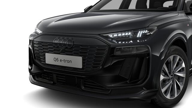 Audi e-tron Q6 performance 306 1AT Launch Edition Automaat | Exterieurpakket zwart | S line-interieur met sportstoelen en zwarte stoffen-kunstlederen bekleding