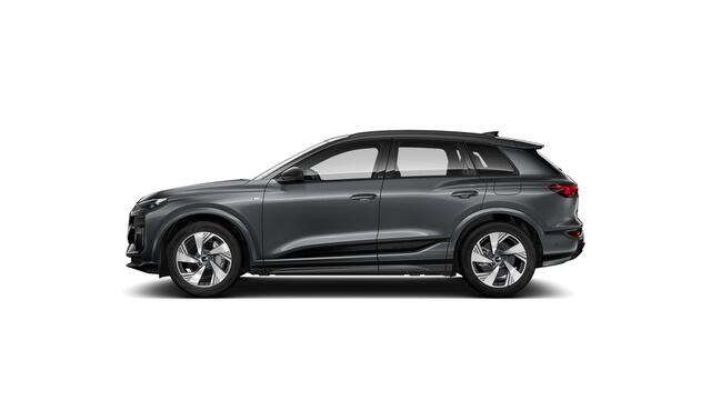 Audi e-tron Q6 performance 306 1AT S Edition Automaat | S line-interieur met sportstoelen en zwarte stoffen-kunstlederen bekleding | Exterieurpakket zwart
