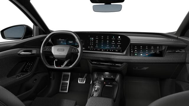 Audi e-tron Q6 performance 306 1AT S Edition Automaat | S line-interieur met sportstoelen en zwarte stoffen-kunstlederen bekleding | Exterieurpakket zwart