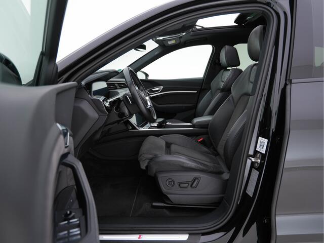 Audi e-tron 50 quattro S edition 71 kWh [ 3-Fase ] (INCL.BTW) *PANO | LEATHER-ALCANTARA | DIGI-COCKPIT | FULL-LED | ADAPTIVE-CRUISE | MEMORY-PACK | SPORT-SEATS | AIR-SUSPENSION | NAVI-FULLMAP | HEATED-SEATS | DAB | 21''ALU | ECC | PDC*
