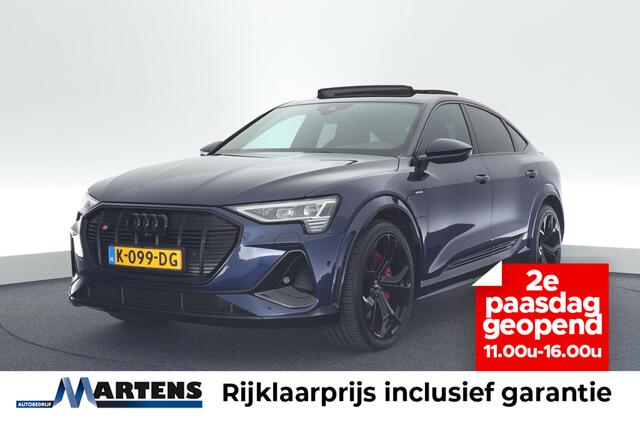 Audi e-tron Sportback S quattro 95 kWh 504pk B&O Leder 360Camera Luchtvering Virtual Cockpit Matrix Led Panoramadak Navigatie