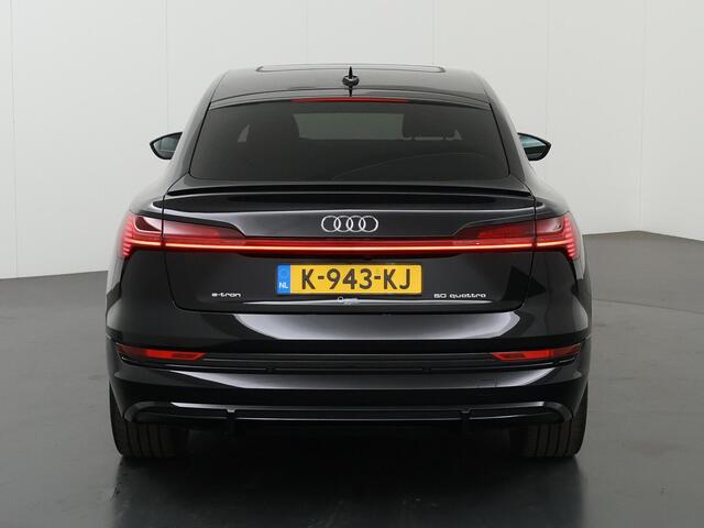 Audi e-tron Sportback 50 quattro S edition 71 kWh | Ele. verstelbare stoelen + Geheugen | Digitaal Dashboard | Camera | DAB | Apple CarPlay | Panoramadak | Adaptieve Cruise Control |