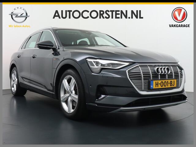 Audi e-tron 50 Quattro Launch Edition Plus 71kWh Navi Panoramadak Luchtvering Cruise control Adaptief PDC Stoelverwarming Parkeerhulp v/a/zijk Led Lmv 20" Keyless-go Lichtpakket Dodehoekdetectie Regensensor Fase 3 laden