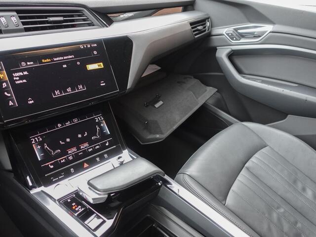 Audi e-tron 55 Advanced Quattro Navigatie Leder LED Matrix Tour Package Camera DAB+ Electrisch bedienbare achterklep