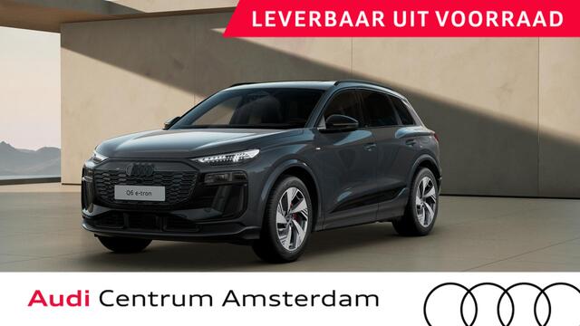 Audi e-tron Q6 S edition 83 kWh Tech Pro, panoramadak, leder interieur, privacy glas, adapaptive air suspension, omgevingscamara's, key-less entry, adaptive cruise control