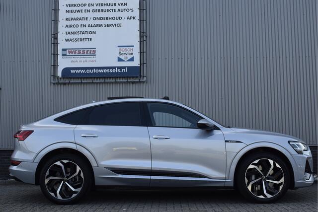 Audi e-tron Sportback 55 quattro S-line edition 95 kWh Panorama, 21 inch, Memory, Adaptive cruise