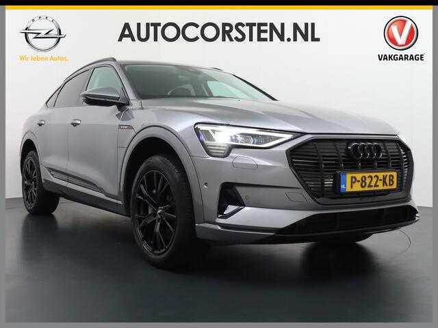 Audi e-tron Sportback 55 Quattro 95kWh Advanced Edition Plus Luchtvering Adaptive-Cruise Apple Carplay Android Trekhaak Elektr.Sport-Stoel+Leder/Alcantara+Verwarmd+Geheugen Lmv 20" Camera Matrix-LED 4 Zone Ecc Led PDC Keyless Audi sound system Lane-Assist Audi-smartp