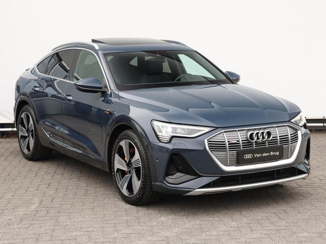 Audi e-tron Sportback 50 quattro S edition | Pano | B&O | Keyless | HUD | 360° camera | Trekhaak | Elek. geh. stoel | Stoelverwarming 21" Velgen | Adaptive Cruise