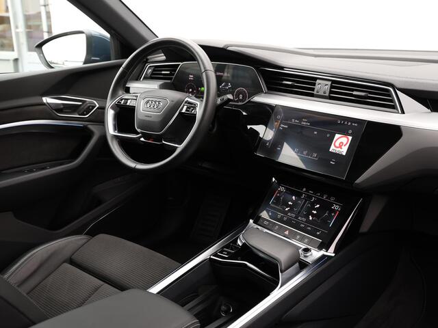 Audi e-tron Sportback 50 quattro S edition | Pano | B&O | Keyless | HUD | 360° camera | Trekhaak | Elek. geh. stoel | Stoelverwarming 21" Velgen | Adaptive Cruise