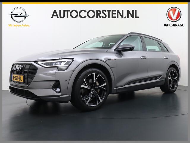 Audi e-tron 55 Quattro 408pk 95kWh Luchtvering Adaptive-Cruise Apple Carplay Android Trekhaak Elektr.Stoel+Leder+Verwarmd+Geheugen Lmv 21" Camera LED Koplampen Navi Ecc Parkassist Virtual-Cockpit PDC-a+v Advanced Edition Plus Keyless Audi sound system Lane-Assist Aud