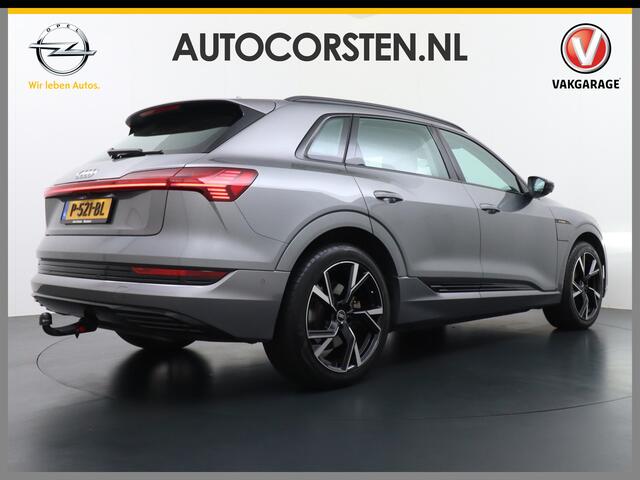 Audi e-tron 55 Quattro 408pk 95kWh Luchtvering Adaptive-Cruise Apple Carplay Android Trekhaak Elektr.Stoel+Leder+Verwarmd+Geheugen Lmv 21" Camera LED Koplampen Navi Ecc Parkassist Virtual-Cockpit PDC-a+v Advanced Edition Plus Keyless Audi sound system Lane-Assist Aud