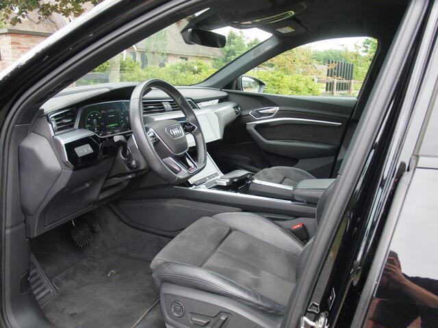 Audi e-tron e-tron 55 quattro advanced 95 kWh S-Line | Bang & Olufsen | Black Optic | Parkeersensoren | Virtual Cockpit |