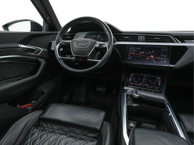 Audi e-tron 55 quattro advanced 95 kWh [ 3-Fase ] (INCL.BTW) (INCL.BTW) *PANO | FULL-LEATHER | FULL-LED | BANG&OLUFSEN | ADAPTIVE-CRUISE | MEMORY-PACK | BLIND-SPOT | TOP-VIEW | KEYLESS | SPORT/HEATED-SEATS | ECC | PDC | TOWBAR | 21''ALU*