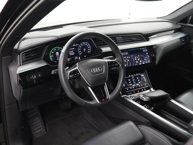 Audi e-tron Sportback 55 quattro S Line 95 kWh | Panoramadak | Digitaal Dashboard | Sportstoelen Ele.verstelbaar + Geheugen | HUD | 360 Camera | DAB | Adaptieve Cruise Control | Ele. kofferdeksel |