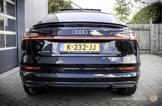 Audi e-tron Sportback 50 Quattro 3x S-Line 22inch Pano Camera Origineel NL