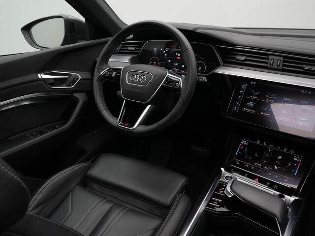 Audi e-tron 55 408 pk quattro S edition 95 kWh / S-Line | Panoramadak | Trekhaak | Bang & Olufsen | Head-up display | Sportstoelen Valcona leder | Matrix LED koplampen
