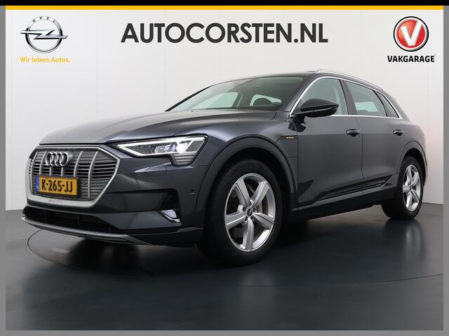 Audi e-tron 313pk Quattro Leer PanoDak Adaptive.Cruise Camera Elek.Stoelen+Memory+Verwarmd Navi Ecc Pdc Stoelverwarming Elek.Achterklep AWD Led Bluetooth Rijstrooksensor WiFi Lmv 4WD SOH 91% Business Edition Plus 71kWh Origineel Nederlandse Auto 1800kg trekvermogen!