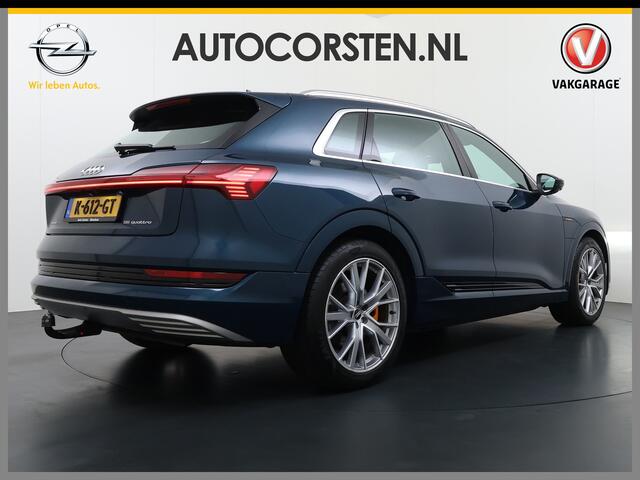 Audi e-tron 55 Quattro 95kWh Camera Panoramadak Adap.Cruise Trekhaak Navi Ecc Leder Business Edition Plus SOH 91% Elek.Stoelen+Verwarmd Keyless Rijstrooksensor AWD 4WD Elek.Achterklep 1e Eigenaar Origineel Nederlandse Auto Dealeronderhouden