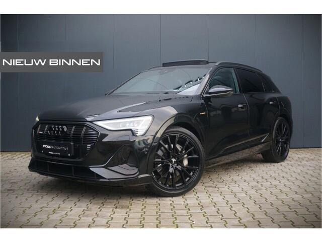 Audi e-tron e-tron 50 quattro Launch edition Black 71 kWh S-Line | Panoramadak | Stoelverwarming | Adaptive Cruise Control | Memory Seat | Parkeersensoren | Keyless | Apple Carplay