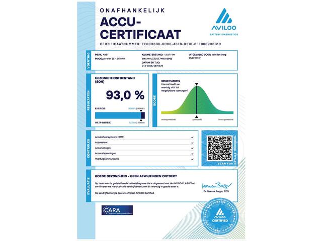 Audi e-tron Sportback 55 SOH 93% 22inch PANO 360GR AMBIANCE TREKHAAK Origineel NL