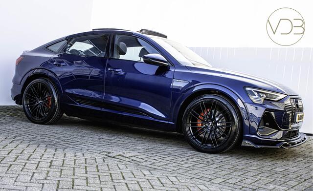 Audi e-tron Sportback 55 SOH 93% 22inch PANO 360GR AMBIANCE TREKHAAK Origineel NL