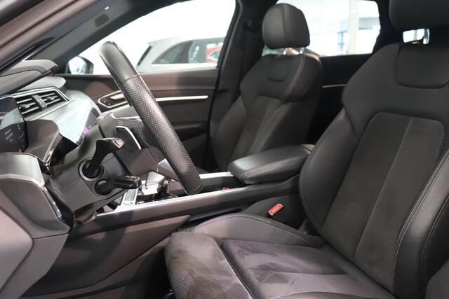 Audi e-tron 55 quattro S edition 95 kWh | PANO | SoH 94% | B&O premium | Matrix LED | 21"Lichtmetaal | Head UP | Trekhaak | Camera |