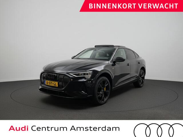 Audi e-tron Sportback 55 quattro S edition 95 kWh 408 pk | Navigatie | Panoramadak | Parkeersensoren | Achteruitrijcamera | Lichtmetalen velgen 21" | Stoelverwarming | S-Line |