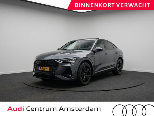 Audi e-tron Sportback 55 quattro S edition 95 kWh 408 pk | Navigatie | Panoramadak | Parkeersensoren | Achteruitrijcamera | Lichtmetalen velgen 21" | Matrix LED koplampen | S-Line |
