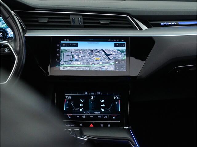 Audi e-tron 55 quattro 408pk S edition- SOH 95%, Bang Olufsen, Panoramadak, Sfeerverlichting, Led Matrix, Daytona Grijs