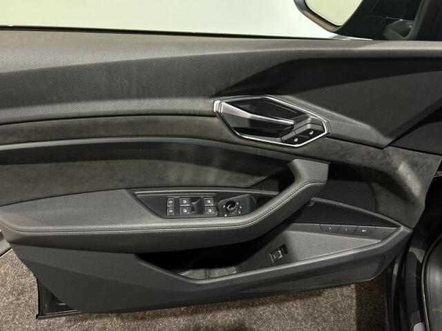 Audi e-tron Sportback 55 quattro Business edition Plus 95 kWh | Panoramadak } voorstoelen verwarmd Soh (batterijcheck) Waarde 91,0 %
