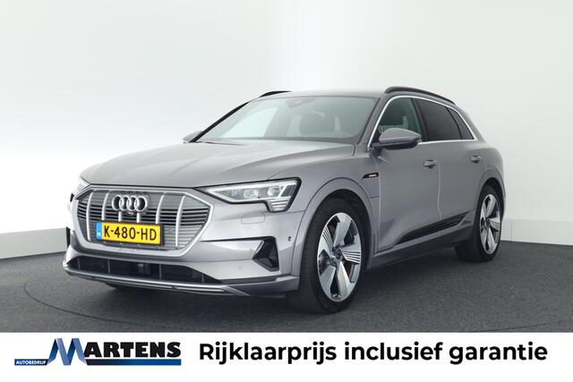 Audi e-tron 55 quattro 95 kWh 408pk SOH 95% Trekhaak 360Camera ACC Keyless Stoelverwarming Memory Navigatie