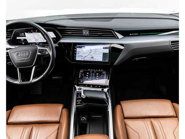 Audi e-tron 55 Quattro S-LINE 95 kWh (300kW/408pk) ** MATRIX, COGNAC LEDER, VIRTUAL SPIEGEL, PANO, HuD, 21-inch LMV ** UNFALLFREI **