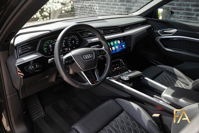 Audi e-tron Sportback S quattro 95 kWh 504PK|Panodak|Ruitleder|Carbon|22Inch|Trekhaak