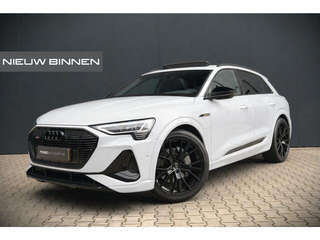 Audi e-tron e-tron 50 quattro Launch edition Black 71 kWh | Black Edition | Panoramadak | Memory Seat | Luchtvering | Adaptive Cruise Control | Keyless | Matrix LED | Stoelverwarming | NAP |