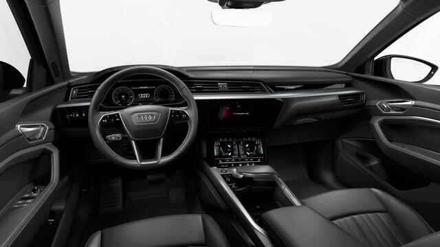 Audi e-tron 55 quattro Advanced edition Plus 95 kWh | 408 PK | SoH 100% | Adaptive cruise control | Luchtvering | Area view 360 | Stoelverwarming V+A | Dodehoek detectie |