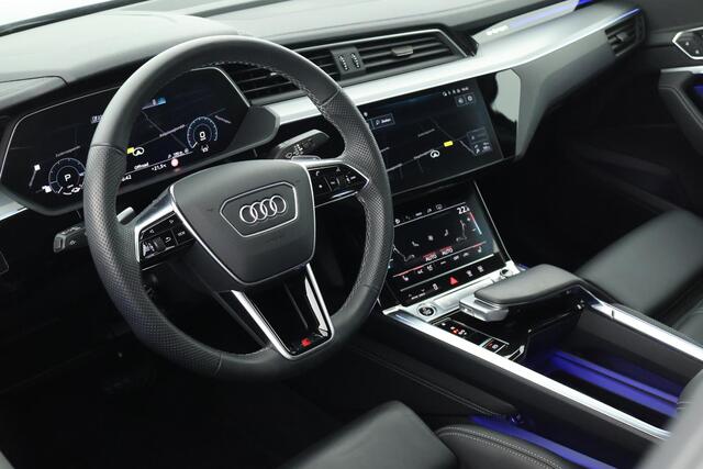 Audi e-tron Sportback 55 quattro S edition 95 kWh SOH 94% Leder Memory ACC Stoelverwarming Camera Navigatie Panoramadak S-Line