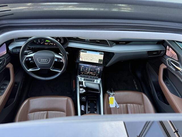 Audi e-tron Sportback BWJ 2021 55 quattro408 PK edition 95 kWh TREKHAAK | PANO | B&O | 360 CAM | FULL LED | ADAPTIVE CRUISE | SOH 91,1 | LEDER | STOELVERW. | ELEKTR. ACHTERKLEP | ELEKTR. STOELEN | HEAD-UP DISPLAY | NAVI | CLIMA | LMV | PDC